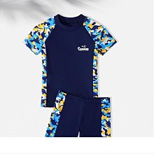 U姐2023新款 中大童男孩泳衣 泳衣泳褲兩件式  泳衣 男童泳衣套裝 歷史價格詳細信息