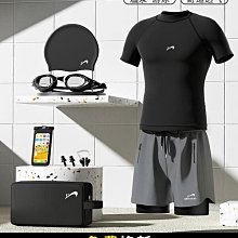 貴人男士泳衣泳褲套裝泡溫泉2023新款泳帽專業遊泳裝備全套 歷史價格詳細信息