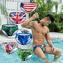 締造時尚泳褲男士三角遊泳褲雙層防尷尬比基尼彈力緊身性感斑馬紋泳衣 歷史價格詳細信息