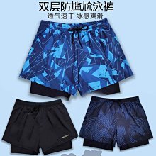 【小皮】泳褲男士專業及膝競技遊泳褲 男士速乾防尷尬溫泉五分遊泳衣 歷史價格詳細信息
