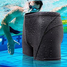 頓男士泳褲防尷尬泳帽三件套平角大尺碼速乾專業遊泳裝備套 歷史價格詳細信息