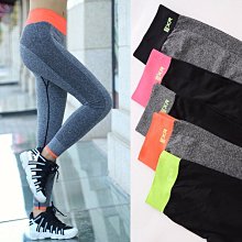 ()瑜珈褲 瑜伽褲 壓力褲 韻律褲 撞色 運動緊身褲 壓力褲女 無尷尬線 運動褲 高腰瑜珈褲 無尷尬線瑜珈褲 歷史價格詳細信息