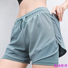 運動短褲女薄款速乾透氣夏季大尺碼胖mm高腰寬鬆跑步休閒健身闊腿褲 歷史價格詳細信息
