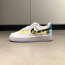 Nike Force 1 PS AF1 White 全白 白 休閒鞋 中童鞋 【ACS】(US12C) 歷史價格詳細信息
