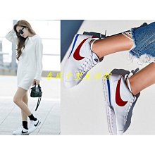 NIKE WMNS CLASSIC CORTEZ LEATHER 女休閒鞋 807471103 白紅 歷史價格詳細信息