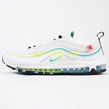 Nike Air Max 97 白 彩色 女鞋 氣墊 反光 休閒鞋 小白鞋 復古慢跑鞋 零碼福利品【ACS】 歷史價格詳細信息