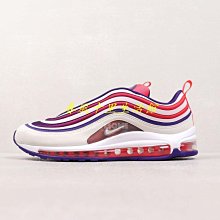 Nike Air Max 97 氣墊 藍紫粉 休閒運動慢跑鞋 男女鞋 情侶鞋 923288-500【ADIDAS x NIKE】 歷史價格詳細信息