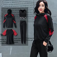 2020新款瑜伽服女拼接速乾衣顯瘦跑步運動健身房四件套健身服套裝 歷史價格詳細信息