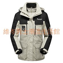 新品 衝鋒衣男款冬季防風防水滑雪服印loo工作服加厚棉服地攤-可開發票 歷史價格詳細信息