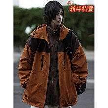 衝鋒衣男 防風衝鋒衣 機能衝鋒衣 美式cityboy衝鋒衣外套男 大尺碼春秋季高街ins潮牌寬鬆男生工裝標克天天精 歷史價格詳細信息