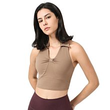 新款美背掛脖運動內衣防震聚攏瑜伽背心女緊身瑜伽服套裝 歷史價格詳細信息