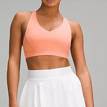 Lululemon Coral Strappy Bra Light Support Women's Size 4 歷史價格詳細信息