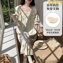 新款睡裙童可棉女夏長裙寬鬆可愛宮廷甜美公主風睡衣家居 歷史價格詳細信息