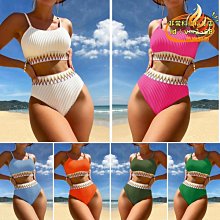 2024新款比基尼熱帶樹葉印花連體性感泳衣女荷葉邊泳裝bikini 歷史價格詳細信息