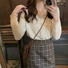 ZUCA”S - 法式方領泡泡格子襯衫 - YY-990 歷史價格詳細信息