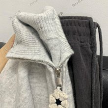 【熱賣精選】春季特惠中長款毛呢大衣男ins潮牌工裝毛呢外套韓版寬鬆情侶過膝風衣 歷史價格詳細信息