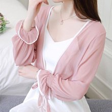 下殺  防曬衣 女2019夏季新款騎車戶外薄款透氣防曬服寬鬆長袖雪紡短外套 歷史價格詳細信息