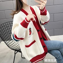 下殺 針織外套 秋裝女好康推薦新款薄開衫正韓寬鬆短版毛衣原宿短外套鏤空針織衫 歷史價格詳細信息