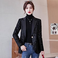 黑色設計高級感西裝連衣裙2021女秋新款法式假兩件拼接燈籠裙 歷史價格詳細信息