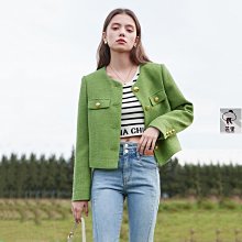 新店促銷 小西裝外套女生 薄外套  早秋季藏青色絲絨學院風 C5A2小情調可開發票 歷史價格詳細信息