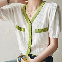 v領冰絲針織衫女秋季新款時尚洋派減齡薄款長袖防曬休閒上衣 歷史價格詳細信息