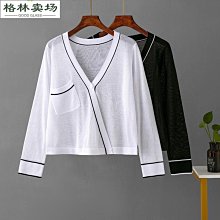 薄款冰絲針織衫女早秋2023年新款寬鬆外穿防曬罩衫百搭空調衫上衣 歷史價格詳細信息