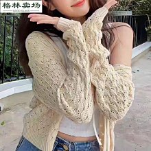 鏤空上衣女春夏小衫法式設計感小眾防曬開衫長袖薄短款洋氣蕾絲衫 歷史價格詳細信息