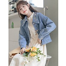 夾克外套 刺繡短款外套女夾克春秋新品時尚休閒百搭洋氣上衣棒球服外穿 歷史價格詳細信息