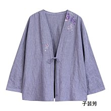 【子芸芳】2023秋季新文藝復古空氣層針織高彈長袖寬鬆休閒外套開襟衫棒球服外套 歷史價格詳細信息