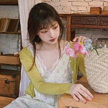 【時光角】織開衫外穿法式小坎肩防曬女夏薄款罩衫外搭配吊帶短款外套 歷史價格詳細信息