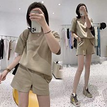 23夏季新款休閒運動套裝女時尚炸街洋氣齡氣質短袖寬褲兩件套 歷史價格詳細信息