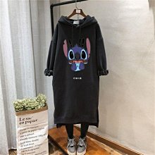 特大尺碼女裝 大尺碼洋裝 顯瘦洋裝 超大尺碼卡通草莓熊前後印花中長款連帽長袖大學女 歷史價格詳細信息