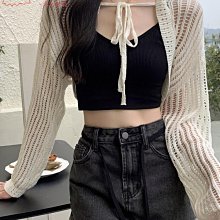 薄款針織開衫女外搭2023短款春秋新款防曬衣服長袖寬鬆慵懶風外套 歷史價格詳細信息