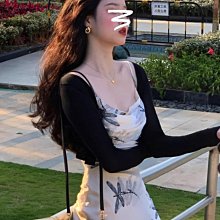 防曬冰絲針織開衫薄款女夏吊帶連衣裙外搭披肩罩衫小個子短款上衣冰絲外套【亞克明燈家居】 歷史價格詳細信息