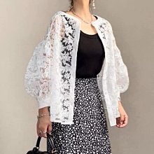 熱銷夏刺繡鏤空蕾絲燈籠袖外套（3色） 滿599元免運 價格比較,價格查詢,歷史價格詳細信息