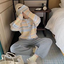 韓風百搭針織開衫 chic 秋季新款 長袖 合身 顯瘦 圓領 素色 簡約 復古 長袖上衣 女生衣著 女裝【晴沐代購】 歷史價格詳細信息