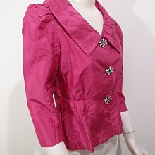 Book Wang~歐系專櫃精品 MAX STUDIO(Max&Co.)~(適M號)~二手前交叉藍色印圖雪紡衫~ 歷史價格詳細信息