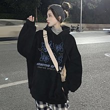 早秋連帽衛衣女春韓版寬松薄款撞色拼接設計感小眾小個子外套-餘登米女裝 歷史價格詳細信息