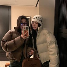 冬粉羽絨服立領短版加厚保暖 男女款  絨填充-名流 歷史價格詳細信息
