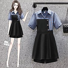 MissBig夏季新款西裝料高腰顯瘦A字壓褶短裙《422389535》 歷史價格詳細信息