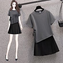 MissBig夏季新款西裝料高腰顯瘦A字壓褶短裙《422389535》 歷史價格詳細信息