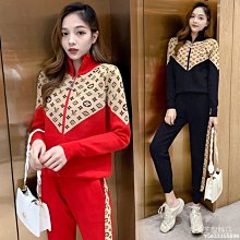 秋季運動套裝女設計感短款綁帶上衣高腰顯瘦破洞微喇叭長褲兩件套 歷史價格詳細信息