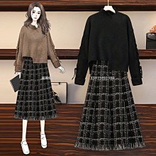 【熱賣精選】毛呢半身裙 秋冬季新款職業工裝西裝毛呢半身裙黑色A字裙修身顯瘦包臀裙 新年禮物 歷史價格詳細信息