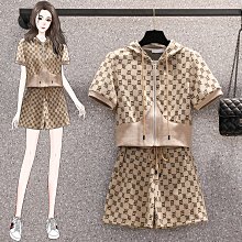 夏季新款拉鍊立領短袖t恤男薄款潮流印花男士休閒小外套上衣時尚輕奢男裝-潮男服飾 歷史價格詳細信息