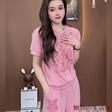 粉色重磅T恤男復古美式高街五分袖上衣大碼潮牌夏季oversize百搭 歷史價格詳細信息