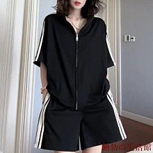 欣欣百貨大尺碼夏季運動套裝女2023新款韓版寬鬆洋氣顯瘦休閒運動服套裝女兩件套 歷史價格詳細信息