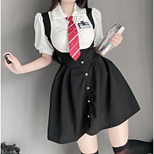 學院風套裝jk制正版夏季女童套裝女孩學生少女jk裙高腰格子裙短袖套裝兩件套 歷史價格詳細信息