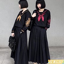水手服jk制服裙原創正版白三本基礎款日系學院風秋冬款裙子套裝女 歷史價格詳細信息
