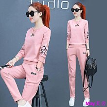 加絨加厚休閒時尚套裝女2023秋冬款羊羔毛外套束口褲運動服兩件套 歷史價格詳細信息