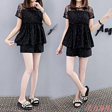 熹熹服裝大尺碼女裝 短袖睡衣 印花家居服 短袖洋裝 家居睡衣 夏季中老年人女裝 棉麻短袖兩件套裝 寬鬆大尺碼媽媽裝睡衣 夏休閒套 歷史價格詳細信息